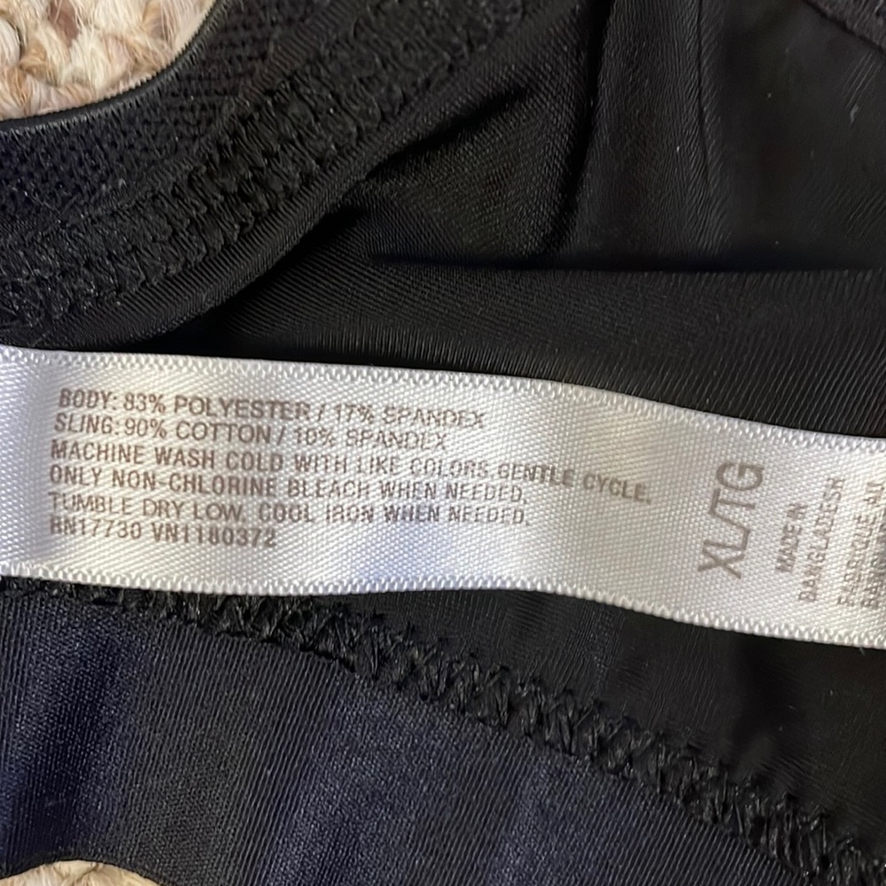 Gilligan & O’Malley Black nursing bra XL - Picture 8 of 8